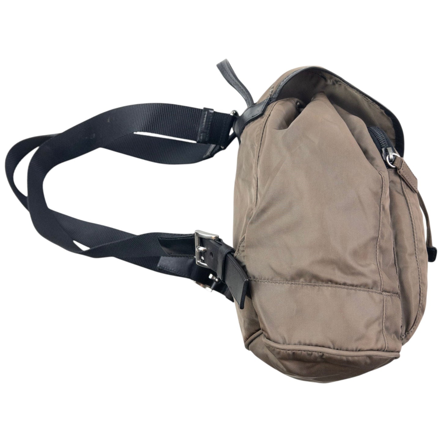 Vintage 2000s Prada Bucket Backpack | O/S, Black