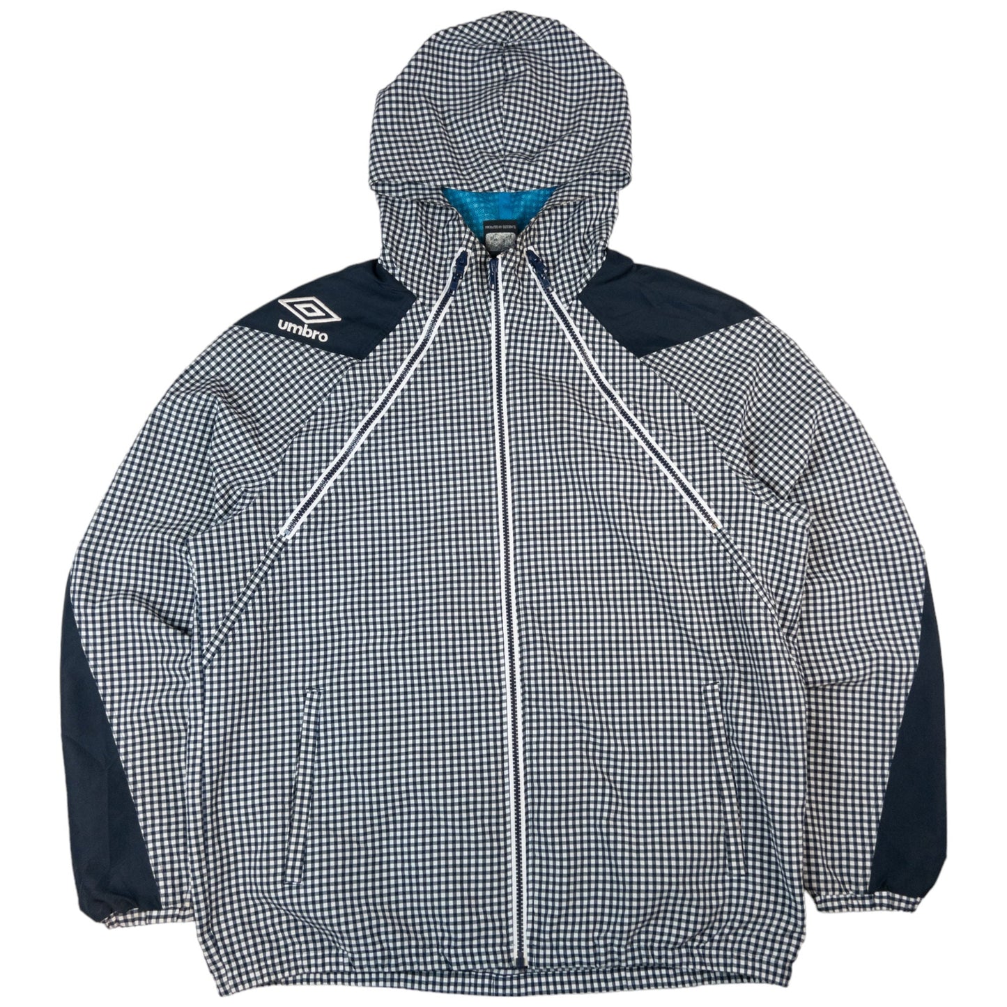 Vintage 2000s Umbro Triple Zip Hooded Jacket Size S | Small, Navy
