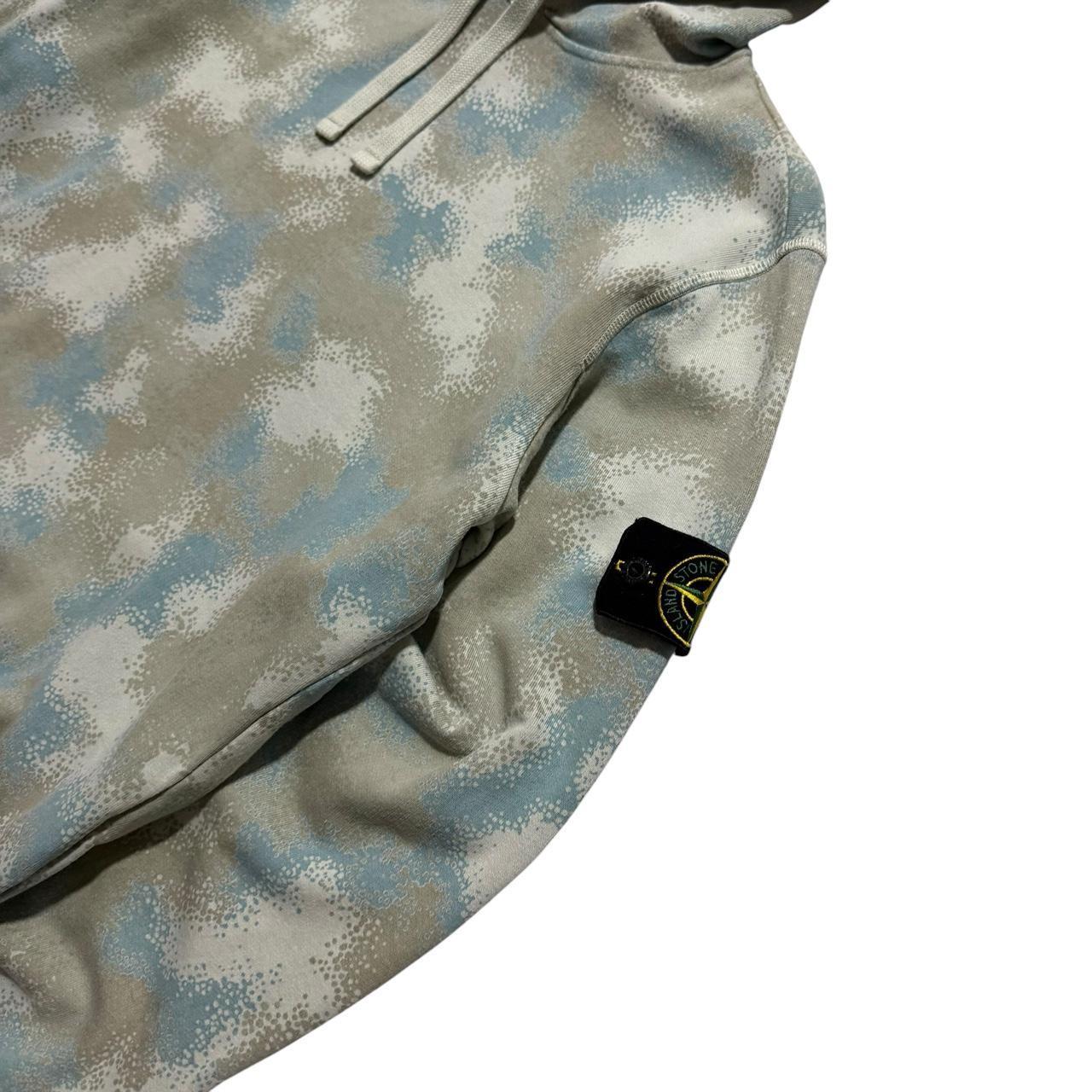 Stone Island Devore Camo Pullover Hoodie | Small, Camo