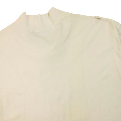 Vintage 2000s Issey Miyake White Label Q Zip T Shirt Size S | Small, White