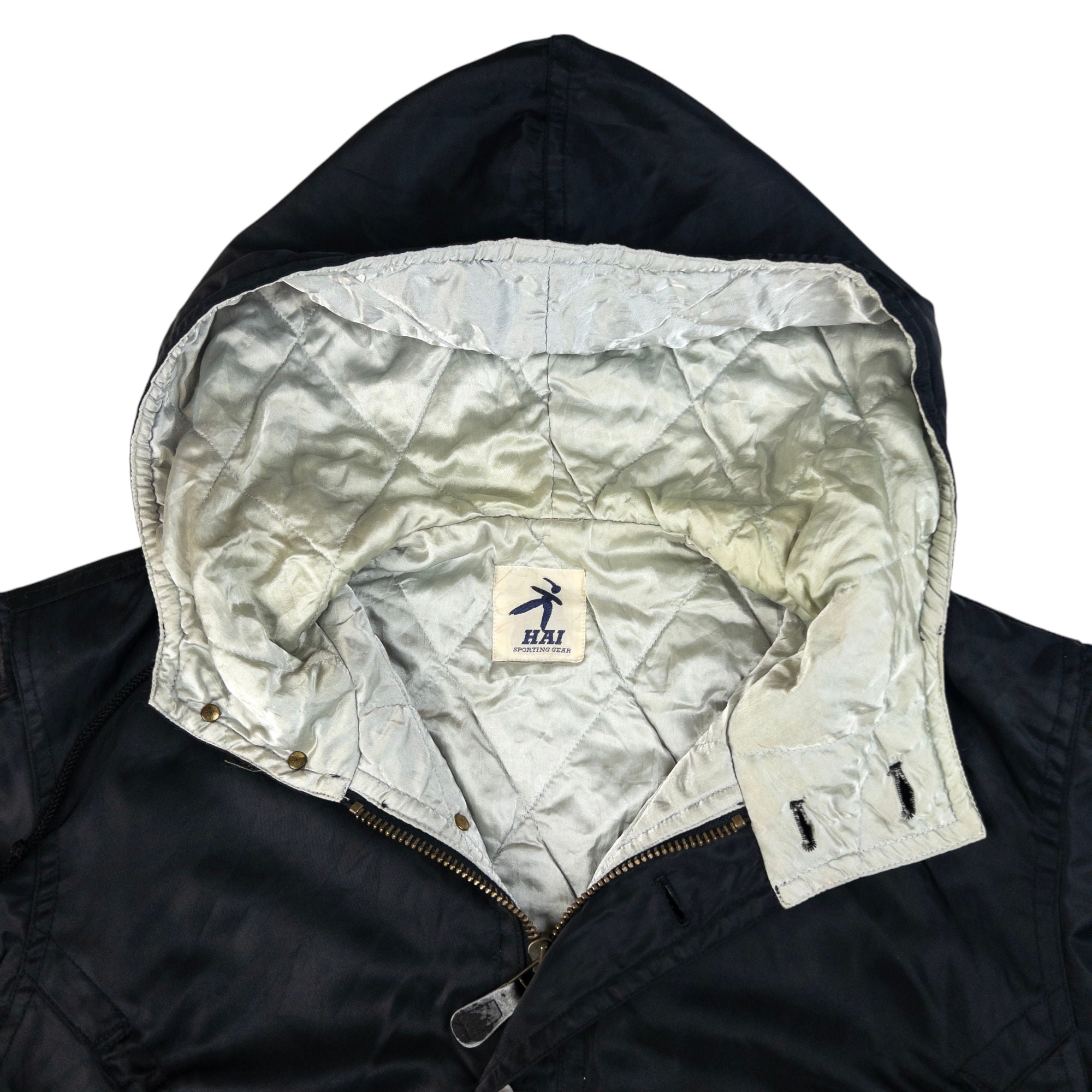 vintage HAI SPORTING GEAR zip vest Vintage Hai Sporting Gear Issey Miyake Zipper Sweat Jacket M Size