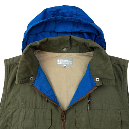 Vintage Stussy Zip Up Gilet Vest Size M