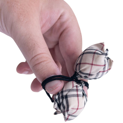 Vintage 2000s Burberry Nova Check Bobble Hair Ties | O/S, Black