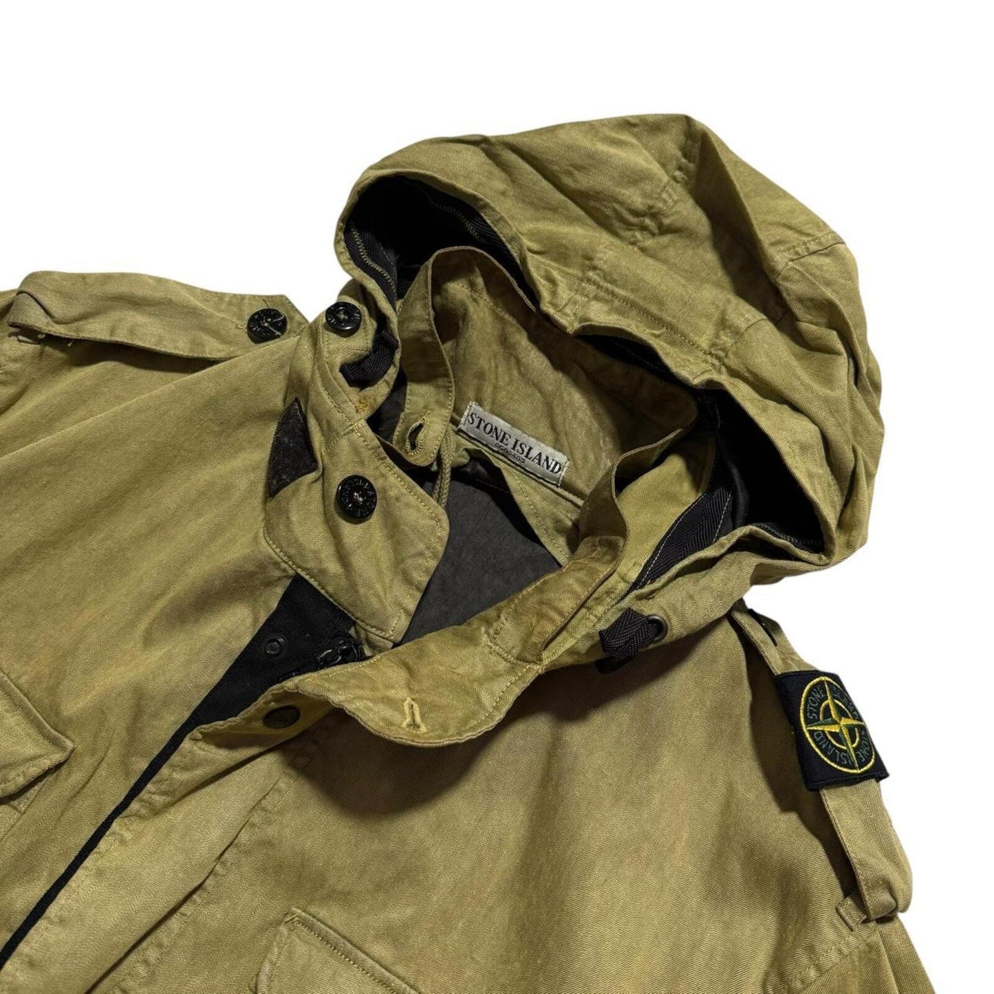 Stone Island Shoulder Badge Field Jacket | XXL, Olive