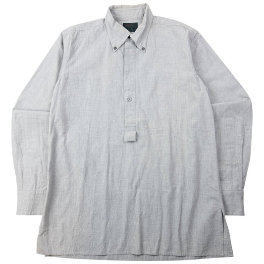 Vintage 90s Yohji Yamamoto D'Urban A.A.R Half Button Up Shirt Size M | Medium, Grey