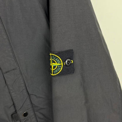 Stone Island Quilted Hooded Jacket (L) | Large, Black