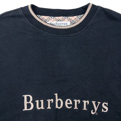 Vintage 90s Burberry Embroidered Sweatshirt Size L | Large, Multicoloured