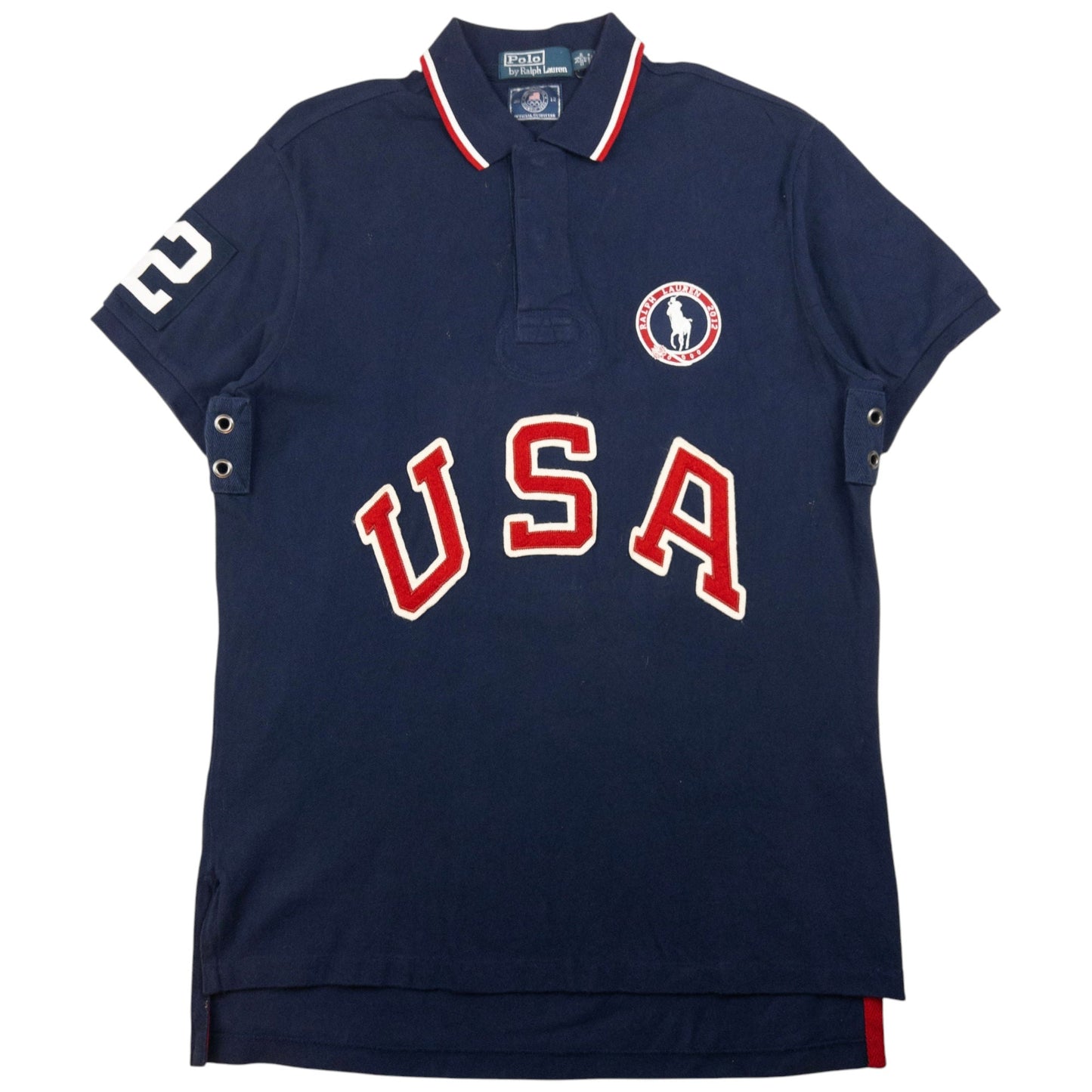 Vintage Polo Ralph Lauren USA 2012 Olympics Polo Shirt Size M