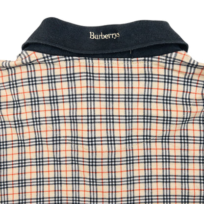Vintage 90s Burberry Nova Check Polo Shirt Size L | Large, Multicoloured