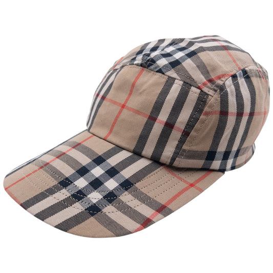 Vintage 80s Burberry Nova Check Hat | O/S, Beige