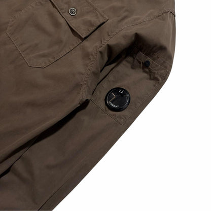CP Company Canvas Smock Jacket | Large, Brown