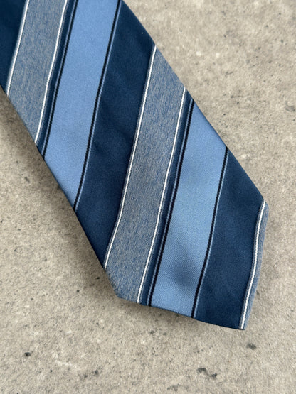 St Michael 1980s Striped Tie