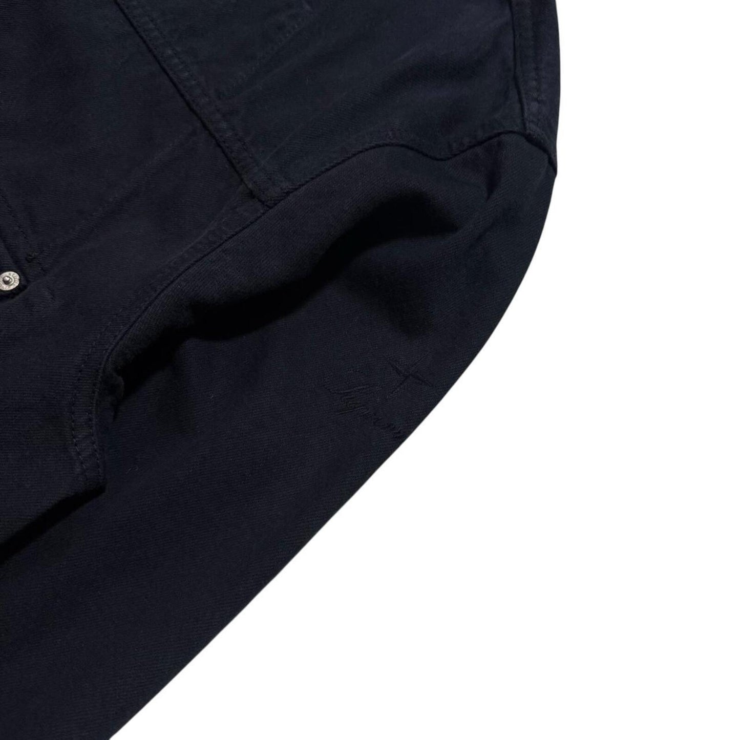 Stone Island Supreme Navy Bull Denim Jacket | Large, Navy