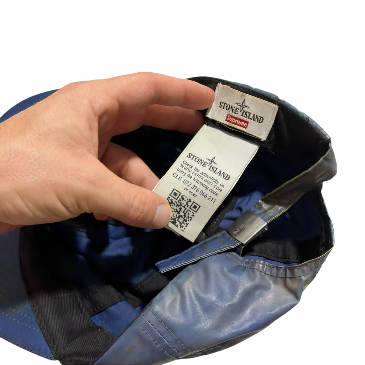 Stone Island Supreme Cap | O/S, Dark Blue