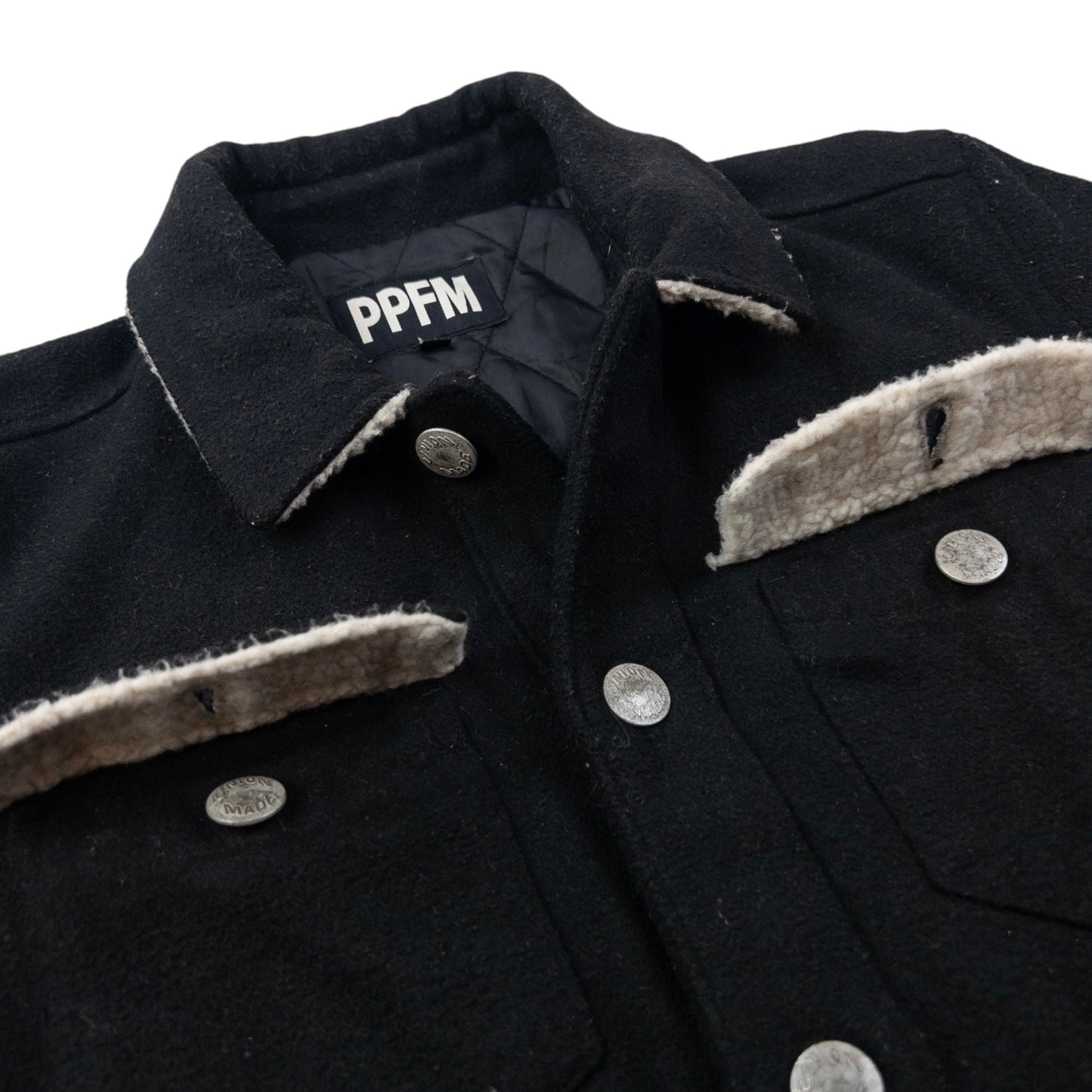 Vintage 2000s PPFM Button Up Wool Jacket Size S