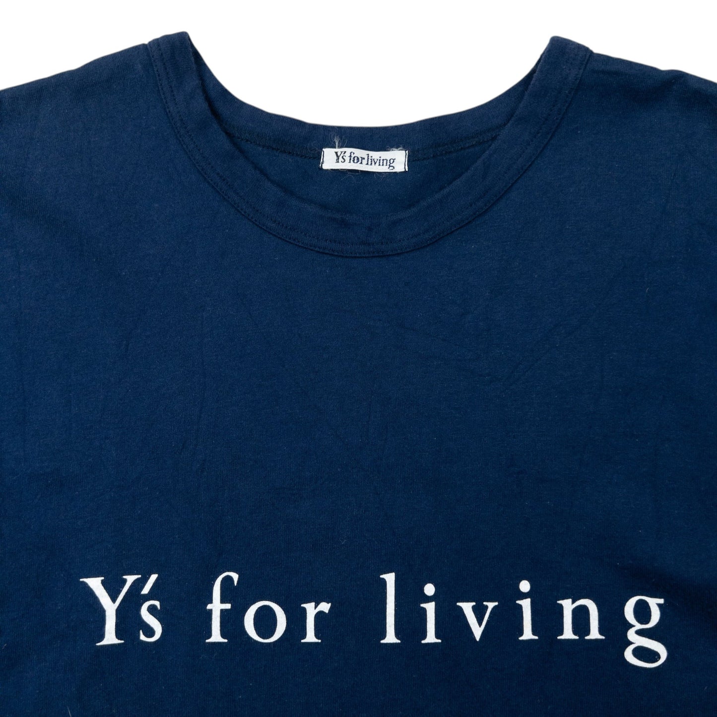 Vintage 90s Yohji Yamamoto Long Sleeve T Shirt Size S | Small, Navy