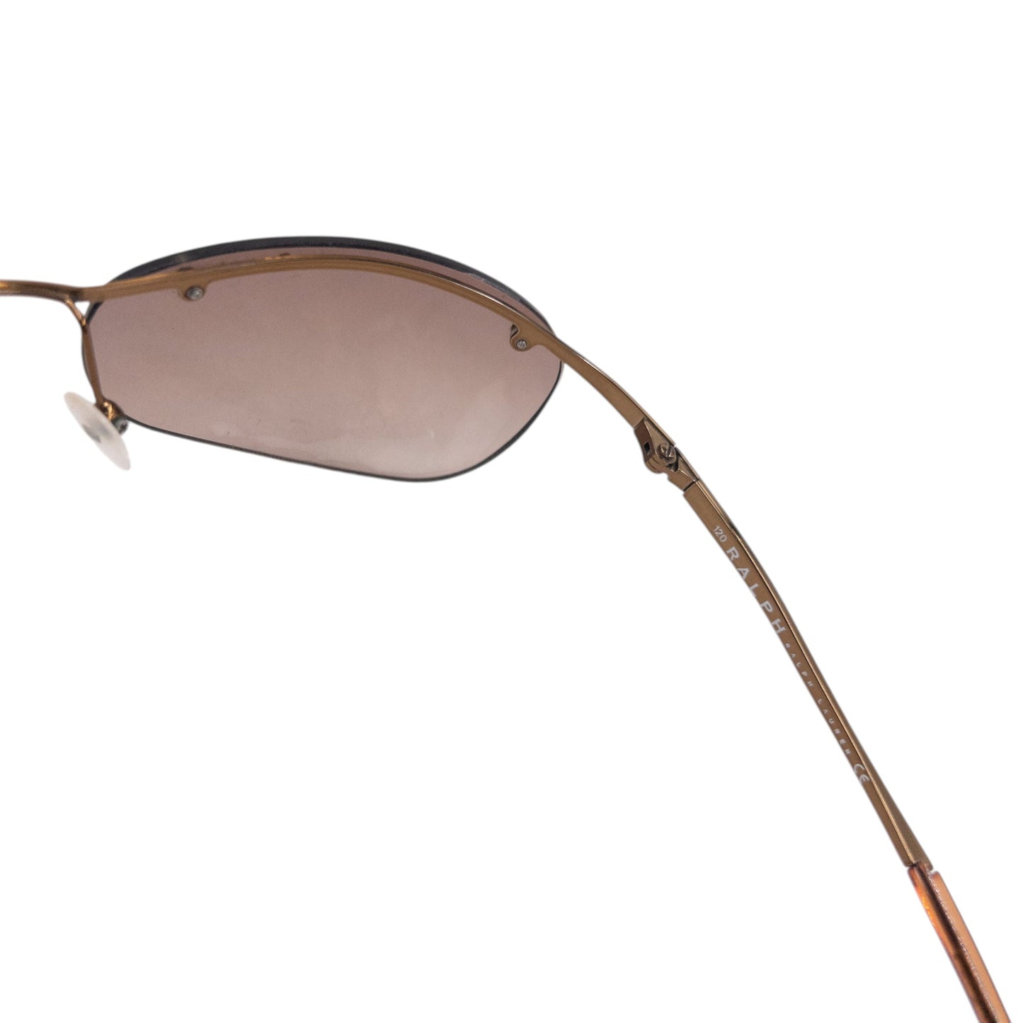 Vintage 2000s Ralph Lauren Rimless Sunglasses | O/S, Brown