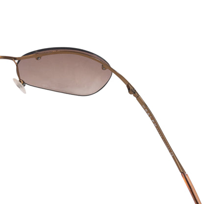 Vintage 2000s Ralph Lauren Rimless Sunglasses | O/S, Brown