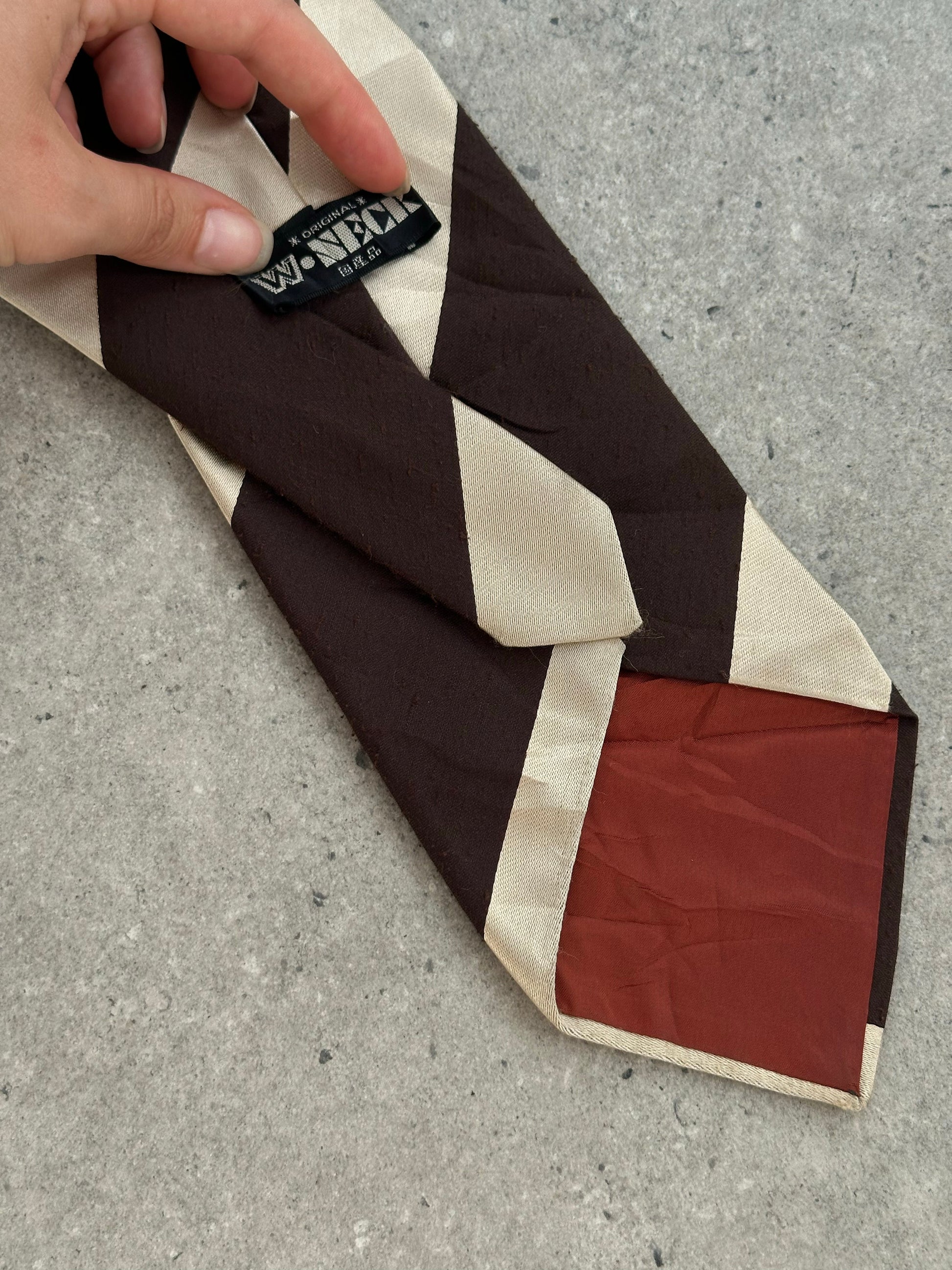 Vintage 1990s Wide Striped Tie