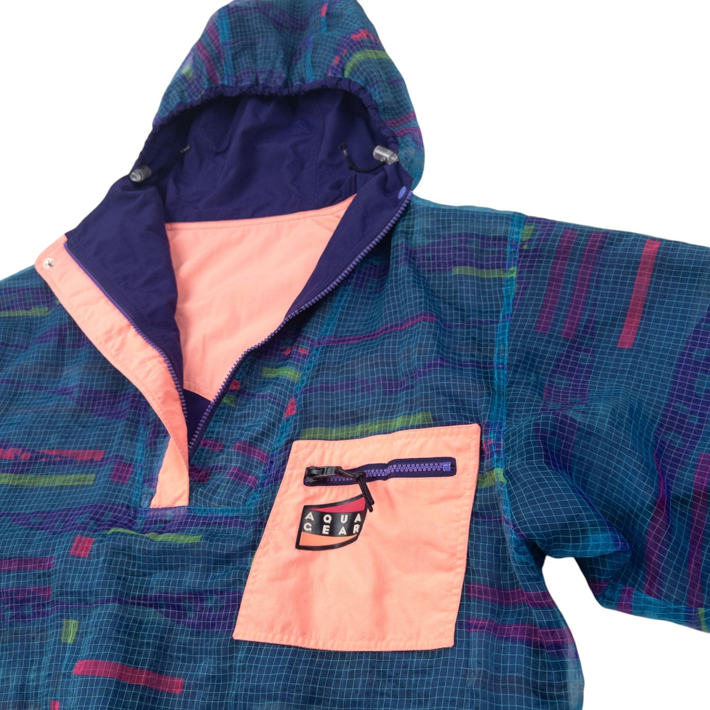 Vintage 90s Nike Aqua Gear Reversible Q Zip Jacket Size L