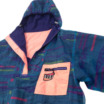 Vintage 90s Nike Aqua Gear Reversible Q Zip Jacket Size L