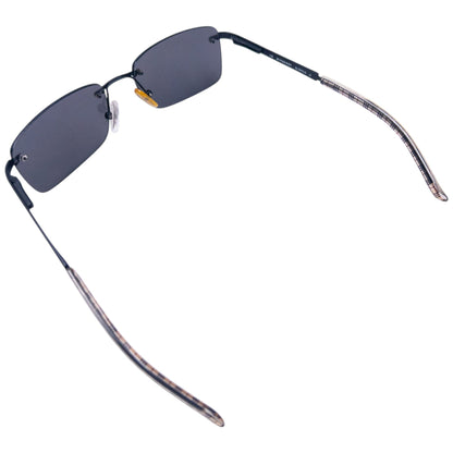 Vintage 2000s Burberry Nova Check Rimless Sunglasses | O/S, Black