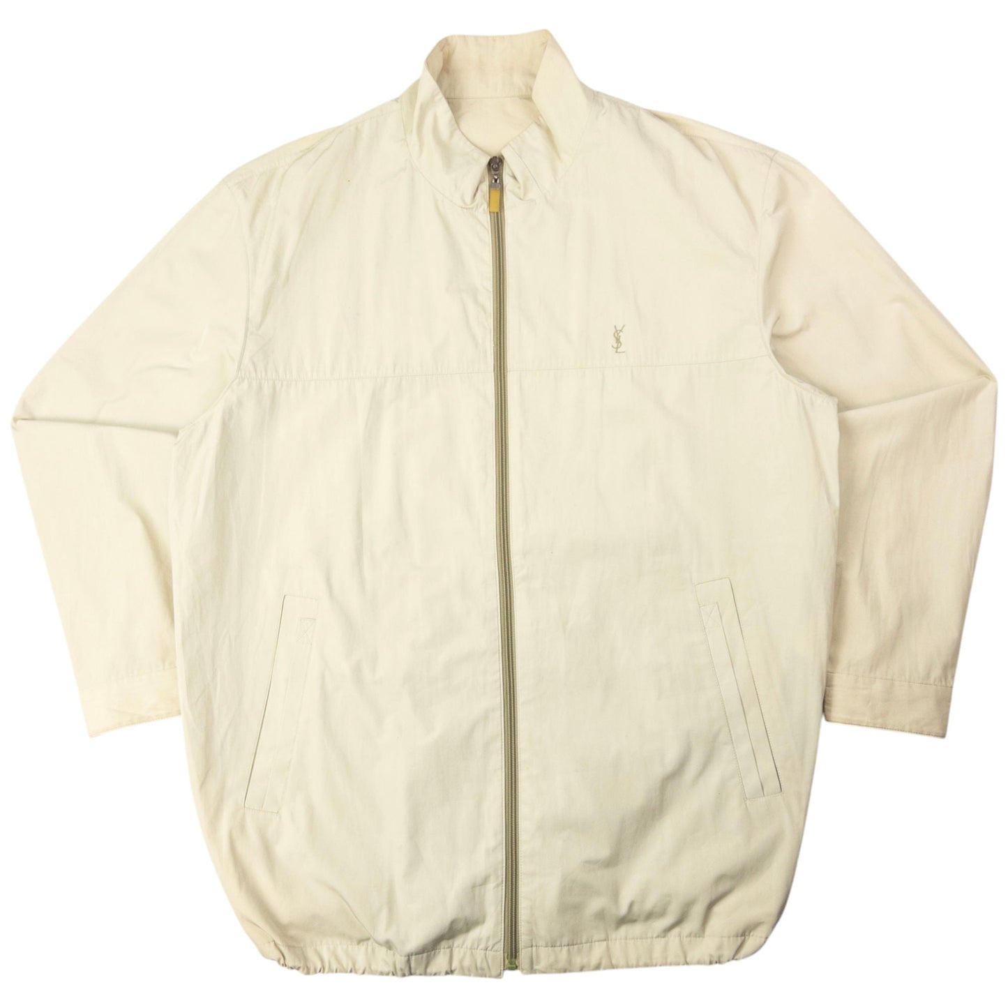 Vintage YSL Yves Saint Laurent Zip Up Jacket Size L