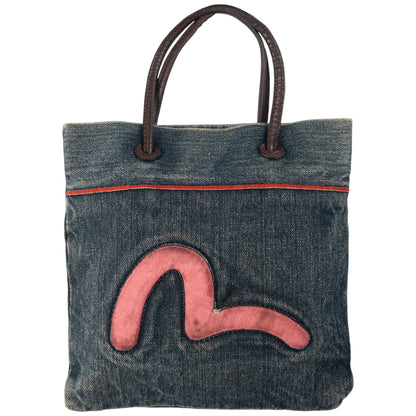 Vintage Evisu Gull Japanese Denim Handbag