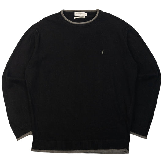 Vintage 2000s YSL Yves Saint Laurent Cashmere Jumper Size M | Medium, Multicoloured