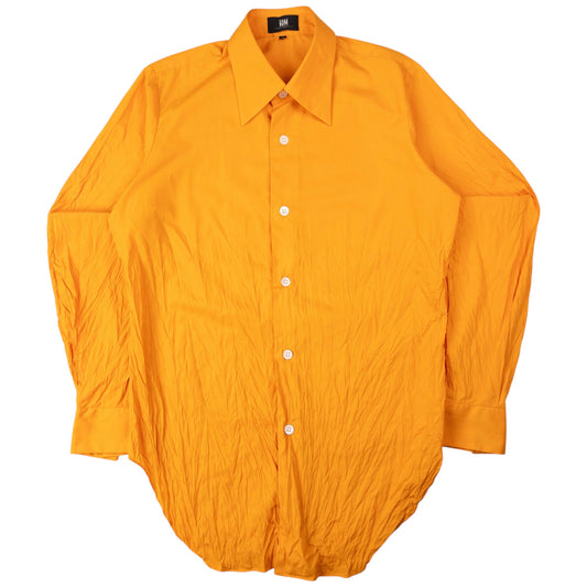 Vintage Issey Miyake Long Sleeve Button Up Crinkle Shirt Size M