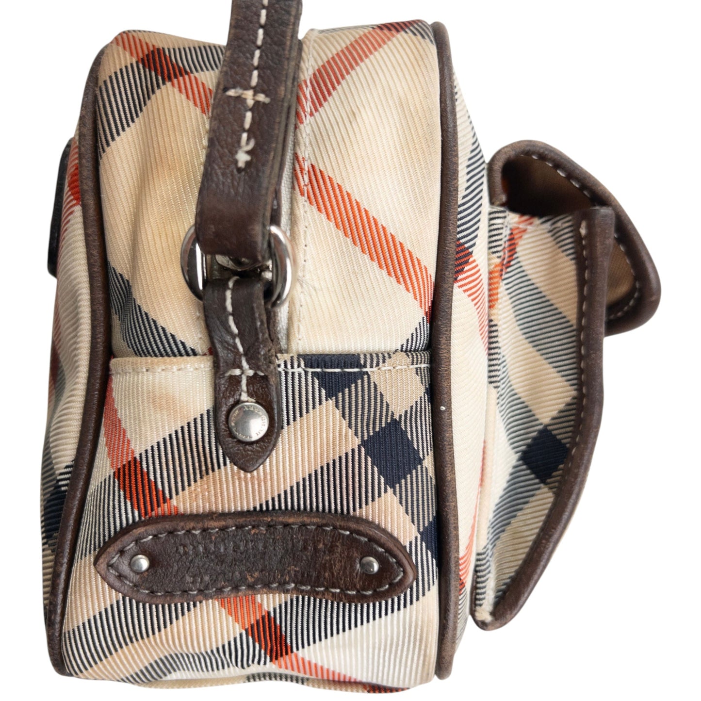 Vintage 2000s Burberry Blue Label Nova Check Crossbody Bag | O/S, Blue