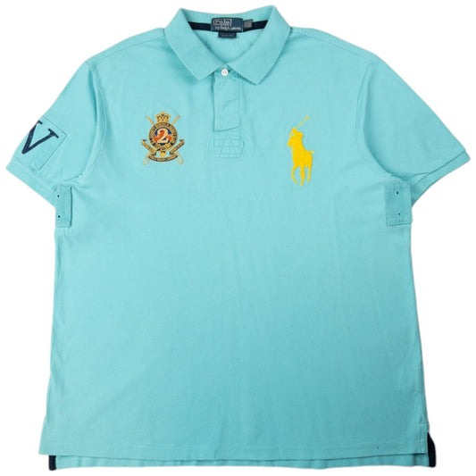 Vintage Polo Ralph Lauren County Riders & Jockey Club Polo Shirt Size XL