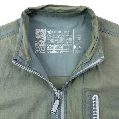 Vintage 1999 Maharishi Asymmetric Zip Up Gilet Size S | Small, Green