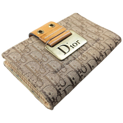 Vintage 2000s Dior Monogram Key Holder | O/S, Brown