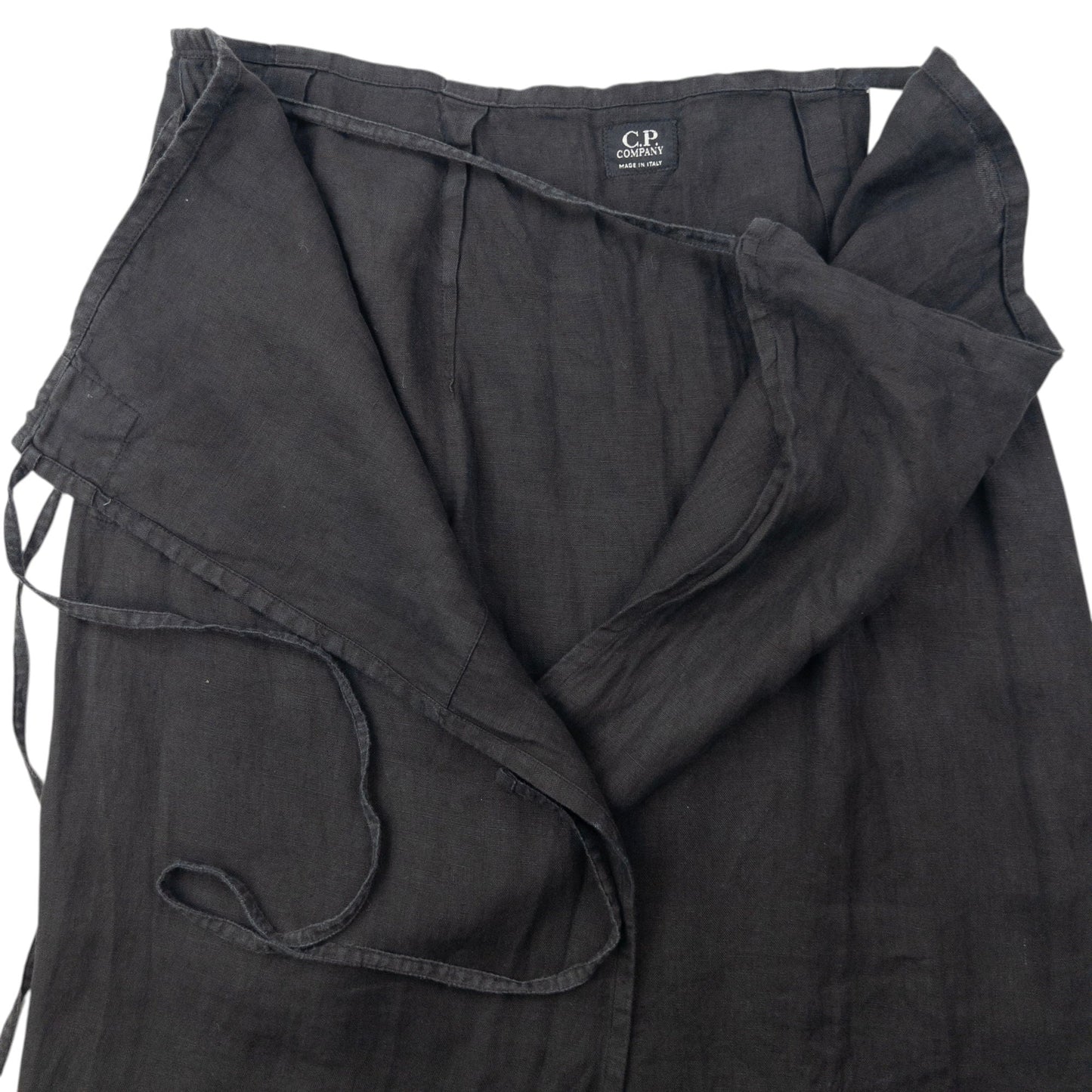 Vintage 2000 CP Company Linen Wrap Skirt Womens Size W28 | W28, Grey