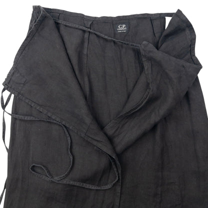 Vintage 2000 CP Company Linen Wrap Skirt Womens Size W28 | W28, Grey