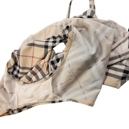 Vintage Burberry Nova Check Swimming Costume