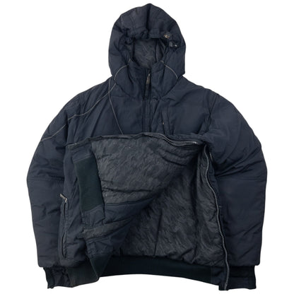 Vintage 2000s Maharishi Multi Zip Puffer Jacket Size M | Medium, Black