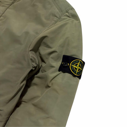 Stone Island Micro Reps Parka Jacket | Medium, Olive Green