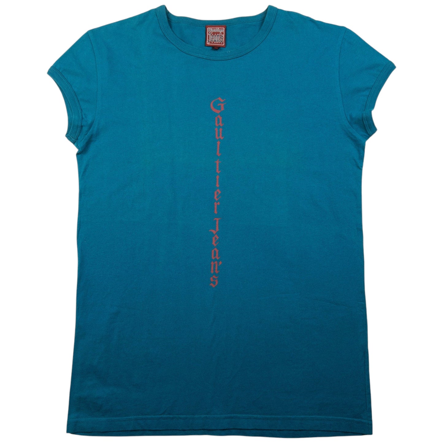 Vintage Gaultier Jean's Capped Sleeve T Shirt Womens Size L