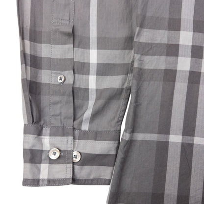 Vintage Burberry Nova Check Long Sleeve Button Up Shirt Size M