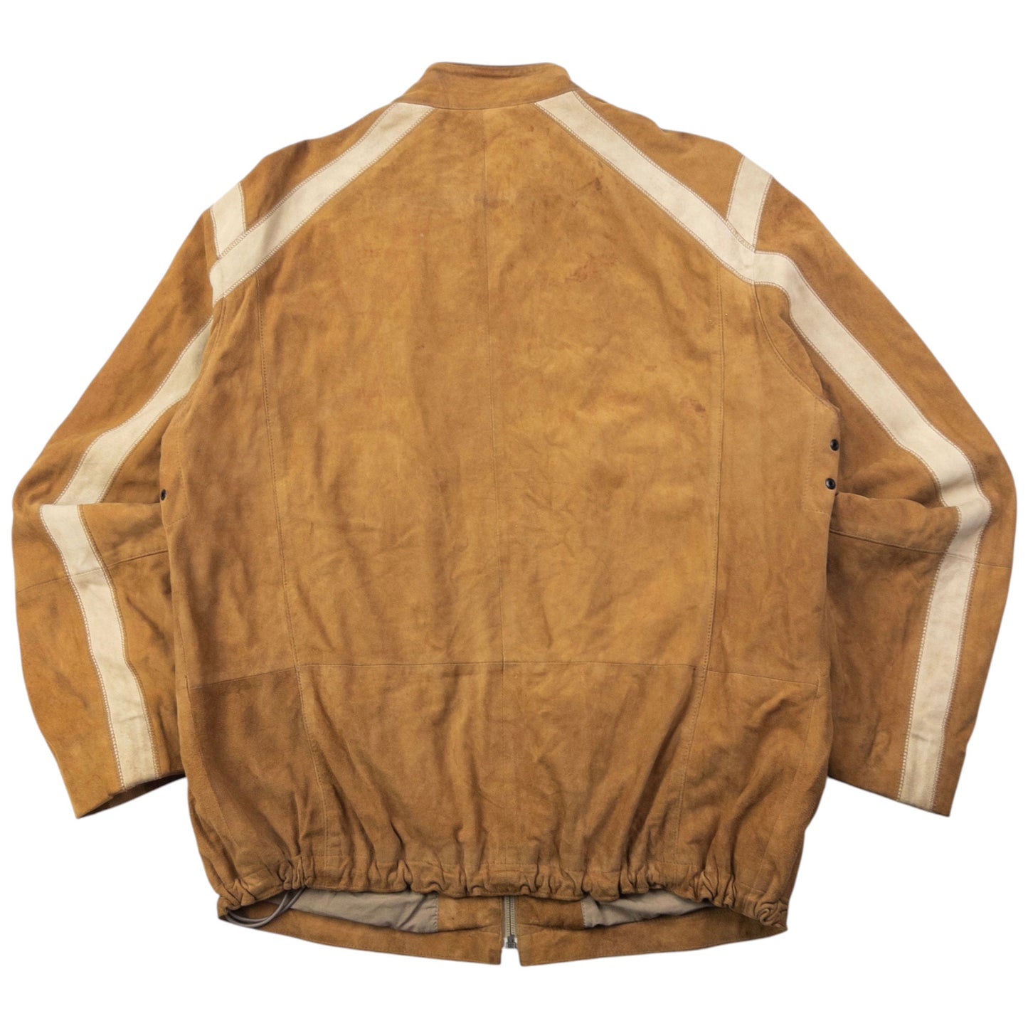 Vintage 2000s Hugo Boss Zip Up Suede Jacket Size L