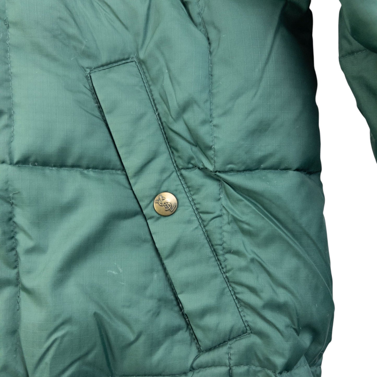 Vintage 90s YSL Yves Saint Laurent Puffer Jacket Size XL | XL, Multicoloured