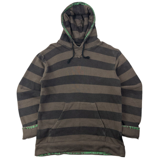 Vintage 2000s PPFM Striped Hoodie Size M | Medium, Brown