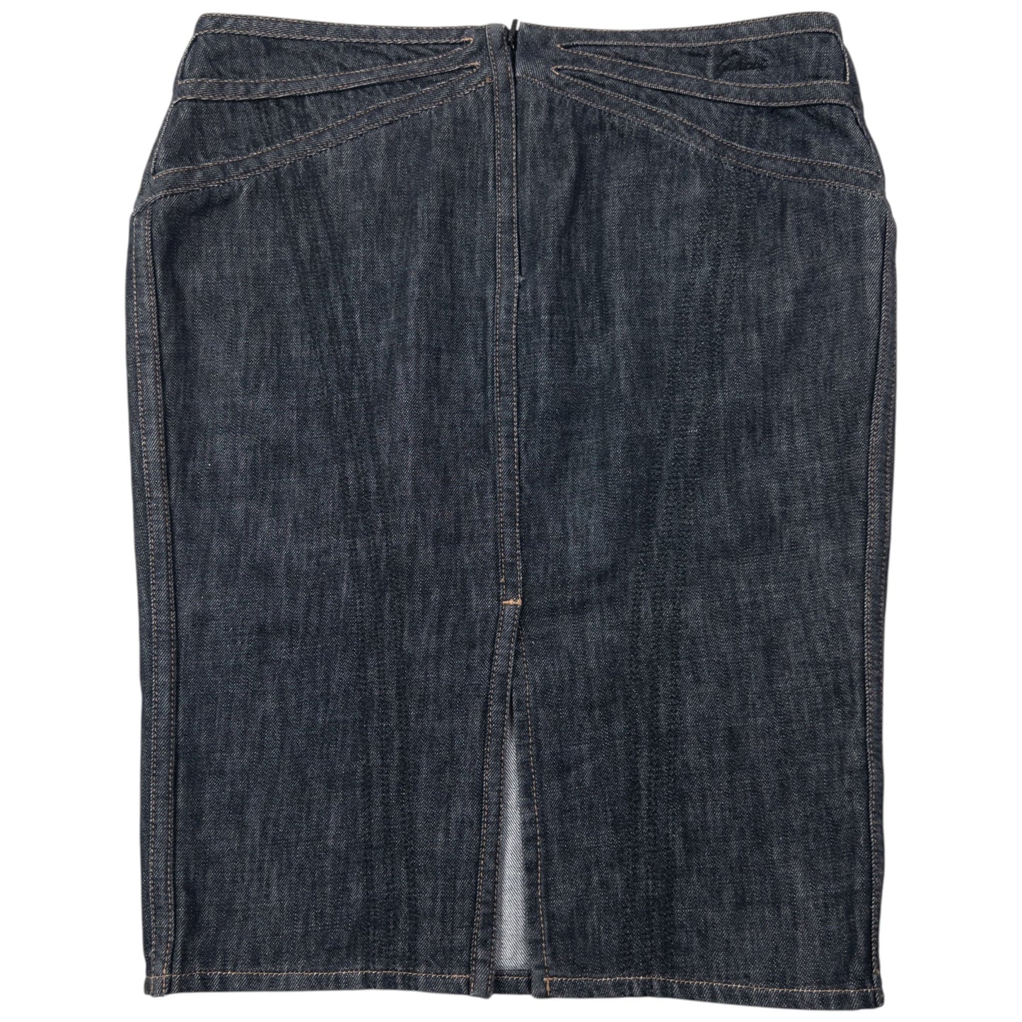 Vintage 2002 Gucci By Tom Ford Denim Skirt Womens Size W29 | W29, Grey