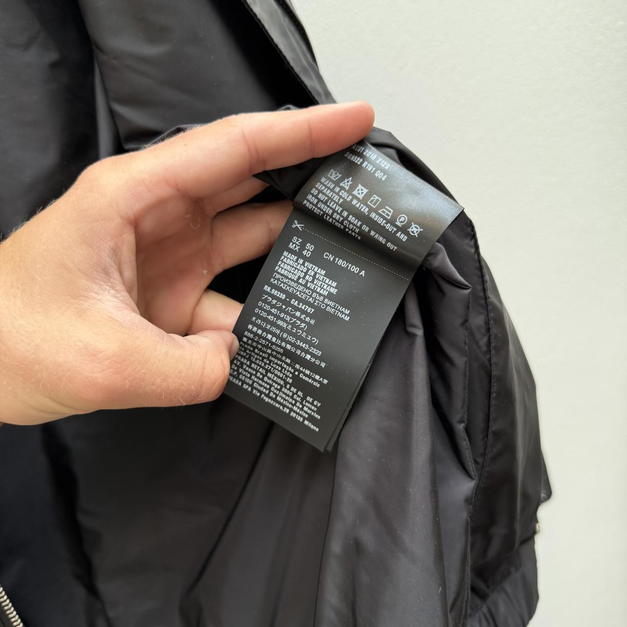 Prada Milano Windbreaker Jacket in Black (M/L) | Medium, Black