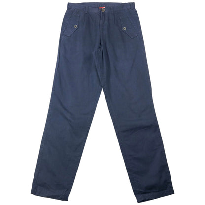 Vintage 2000s Yohji Yamamoto Trousers Size W28 | W28, Navy