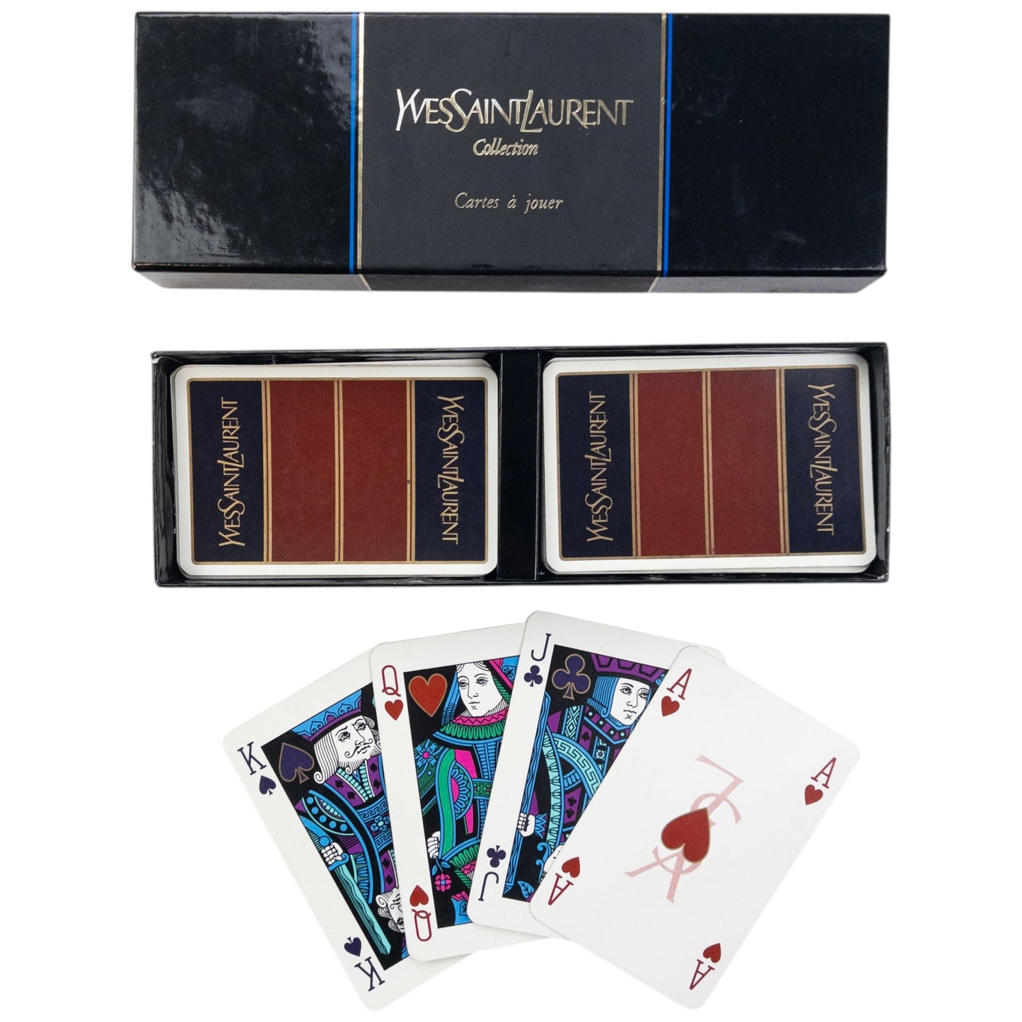 Vintage YSL Yves Saint Laurent Collection Playing Cards