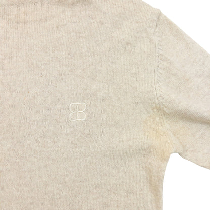 Vintage 90s Balenciaga Cashmere Turtleneck Jumper Womens Size S | Small, Cream