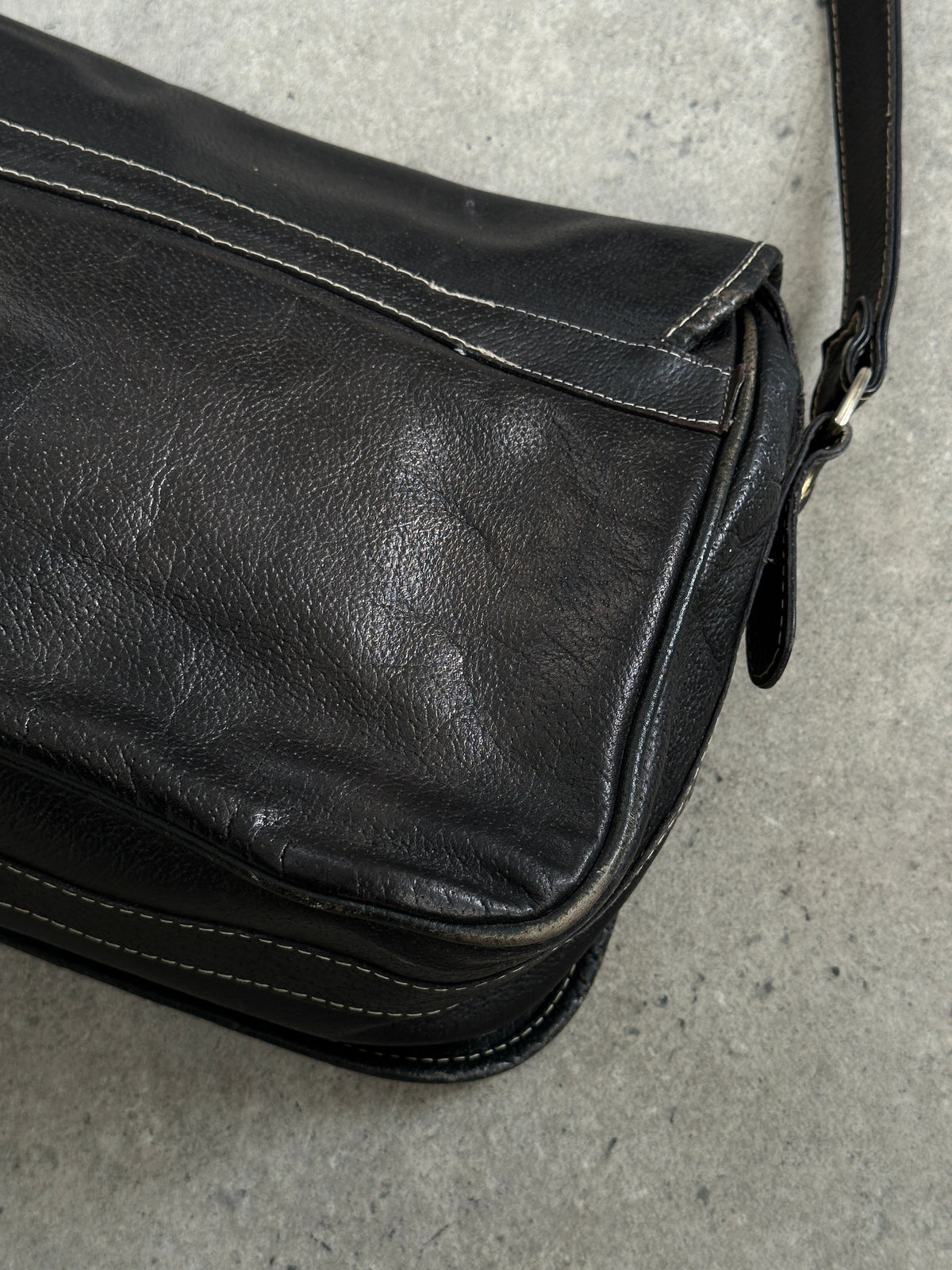 Gianfranco Ferre 1990s Leather Crossbody Bag